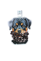 Basil Gun Metal Color Dog Jewelry – Lightweight Glam No Metal Chain Large 34cm