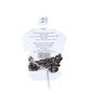 Basil Gun Metal Color Dog Jewelry – Lightweight Glam No Metal Chain Large 34cm