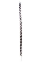Basil Gun Metal Color Dog Jewelry – Lightweight Glam No Metal Chain Large 34cm