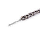 Basil Gun Metal Color Dog Jewelry – Lightweight Glam No Metal Chain Large 34cm