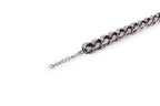 Basil Gun Metal Color Dog Jewelry – Lightweight Glam No Metal Chain Large 34cm