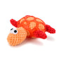 Basil Plush Tortoise Pet Toy Soft Plush Chew Dog Toy Orange