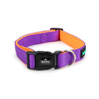 Basil Padded Adjustable Collar for Dogs & Puppies Purple