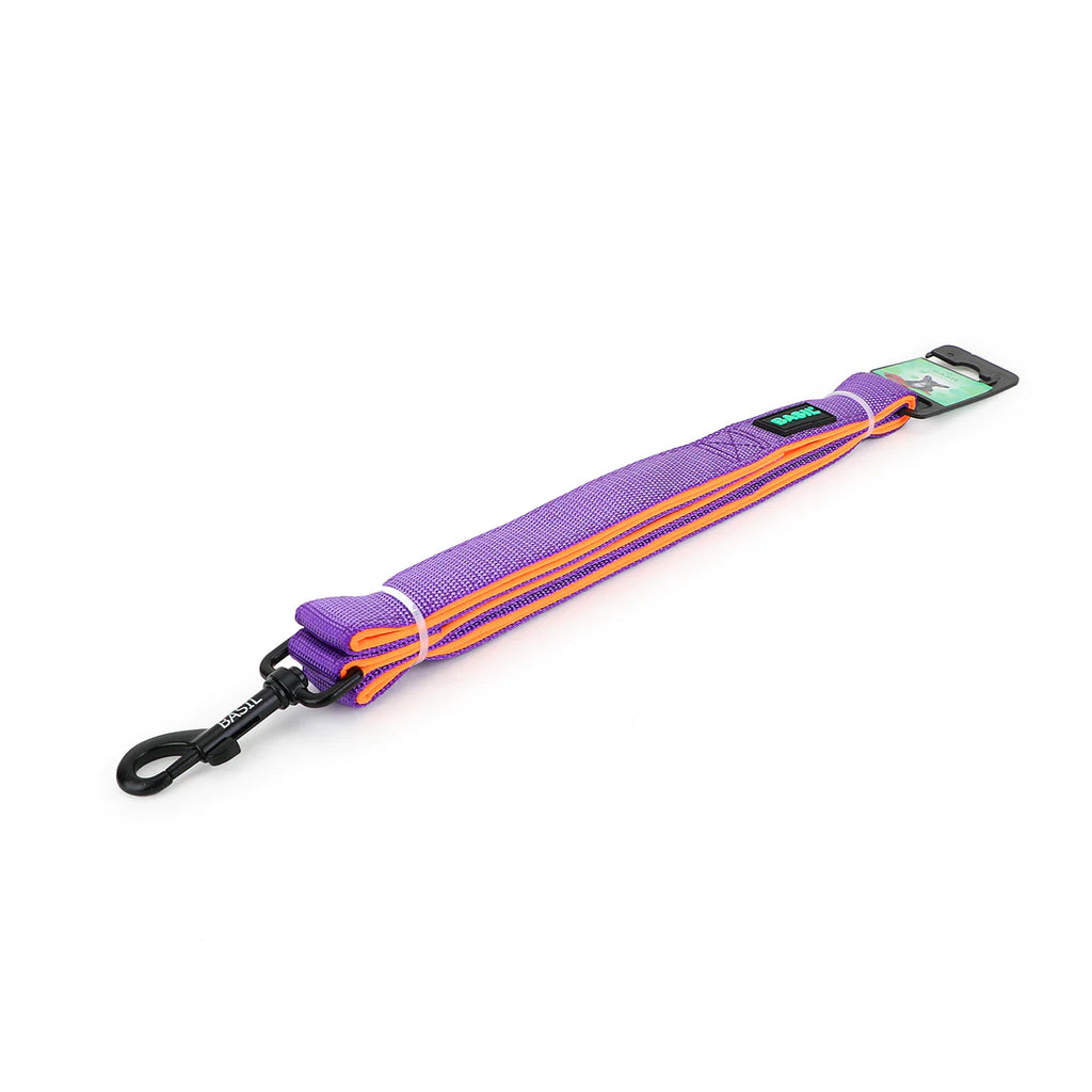 Basil Padded Leash for Dogs & Puppies Purple/Orange