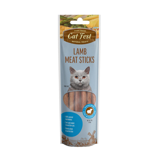 Catfest Meat sticks lamb Treat for Cat 45g