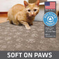 Drymate Litter Trapping Mat, Cat Litter Mat Paw Design Traps Litter Absorbent Waterproof Urine-Proof Machine Washable 28" x 34"