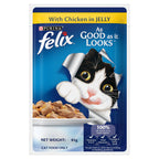 Purina Felix Chicken in Jelly Wet Cat Food 85g