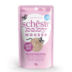 Schesir Baby Cat Mousse Chicken & Chicken Liver Cat Wet Food 70g