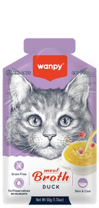 Wanpy Duck Meat Broth for All Cats 50g