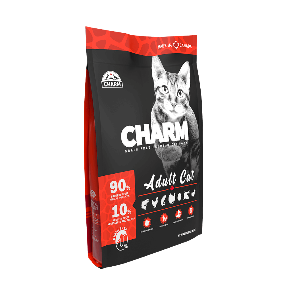 Charm Adult Cat Grain-Free Premium Dry Cat Food 340g