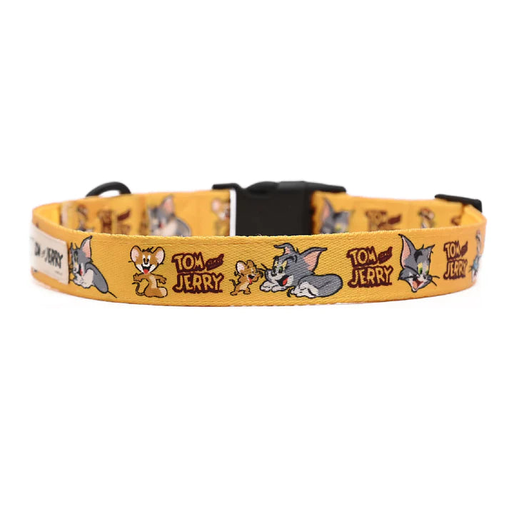 Mutt of Course Tom and Jerry Yellow Mellow Collar For Dogs