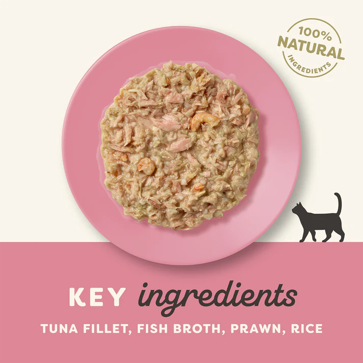 Applaws Pouch Tuna Fillet with Pacific Prawn in Broth Cat Wet Food 70gm