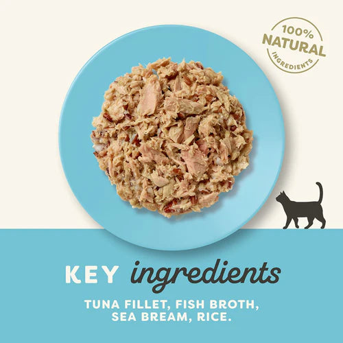 Applaws Pouch Tuna Fillet with Sea Bream in Broth Cat Wet Food 70gm