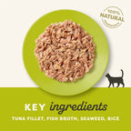 Applaws Tin Tuna Fillet with Seaweed in Broth Cat Wet Food 70gm