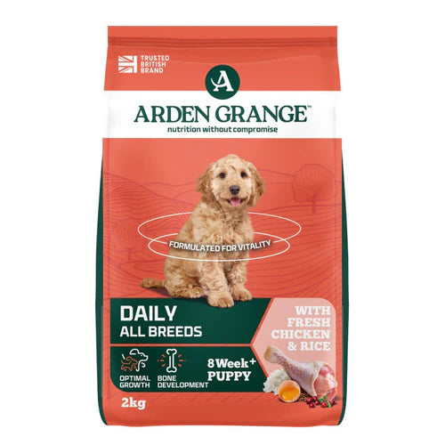Arden Grange Puppy-Junior Dry Food - Fresh Chicken (All Breeds)