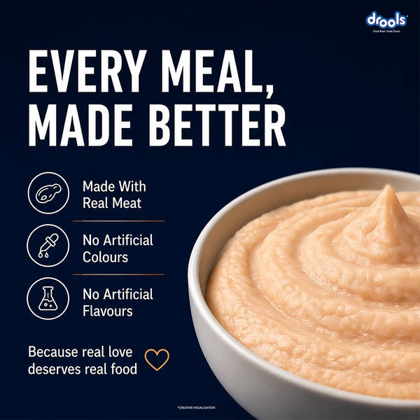Drools Salmon Mousse Adult Cat Wet Food 80gm 5+1