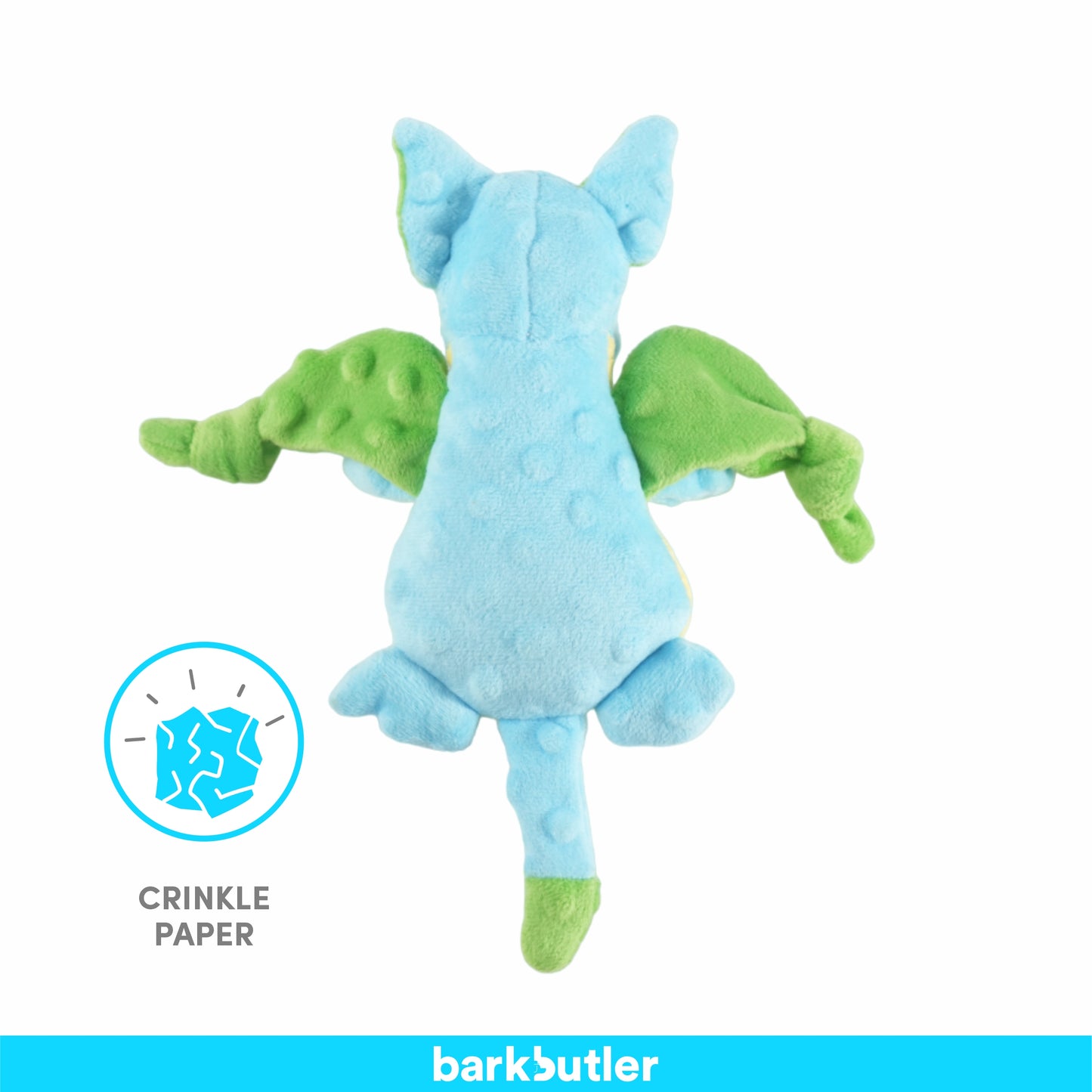 FOFOS Barkbutler Pookie The Dragon Small 25 x 23 x 6 cm