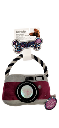 Black+Decker/ Kensie Camera Plush & Squeaker Dog Toy