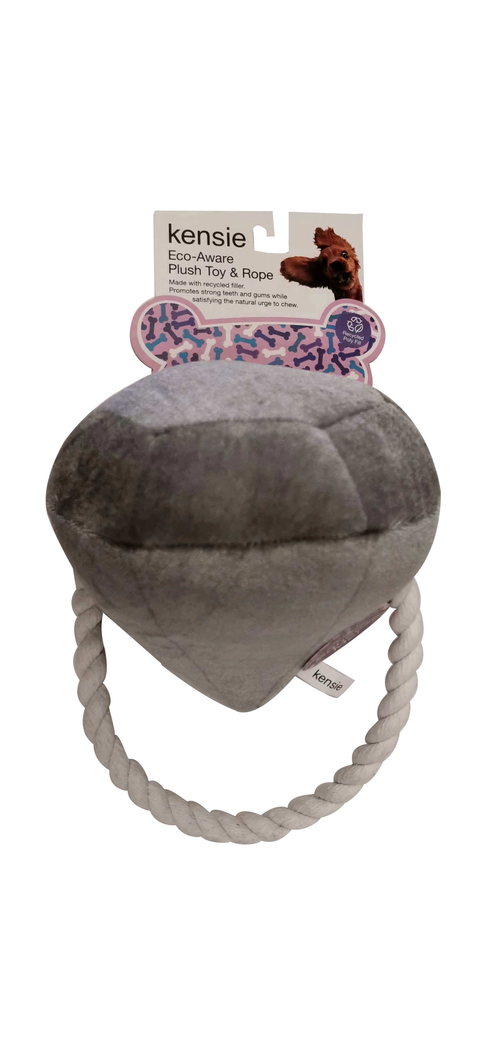 Black+Decker/ Kensie Diamond Plush & Squeaker Dog Toy