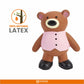 FOFOS Latex Toy Bear 12 x 10 x 6 cm