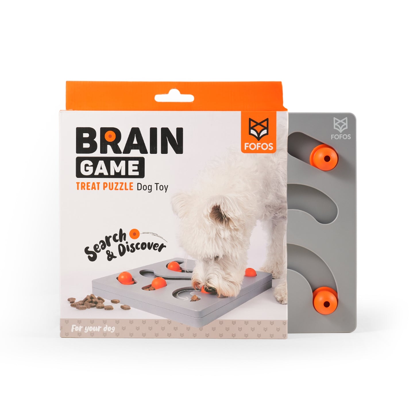 FOFOS Brain Game Treat Puzzle Dog Toy 28 x 28 x 3 cm