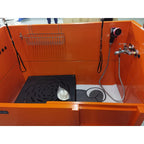 Aeolus Nova Electric Bathing Tub with Sliding Door Orange