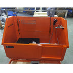 Aeolus Nova Electric Bathing Tub with Sliding Door Orange