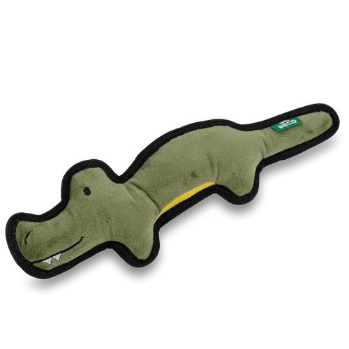 Beco Recycled Rough & Tough Crocodile Dog Toy