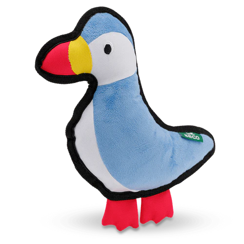 Beco Recycled Rough & Tough Puffin Dog Toy
