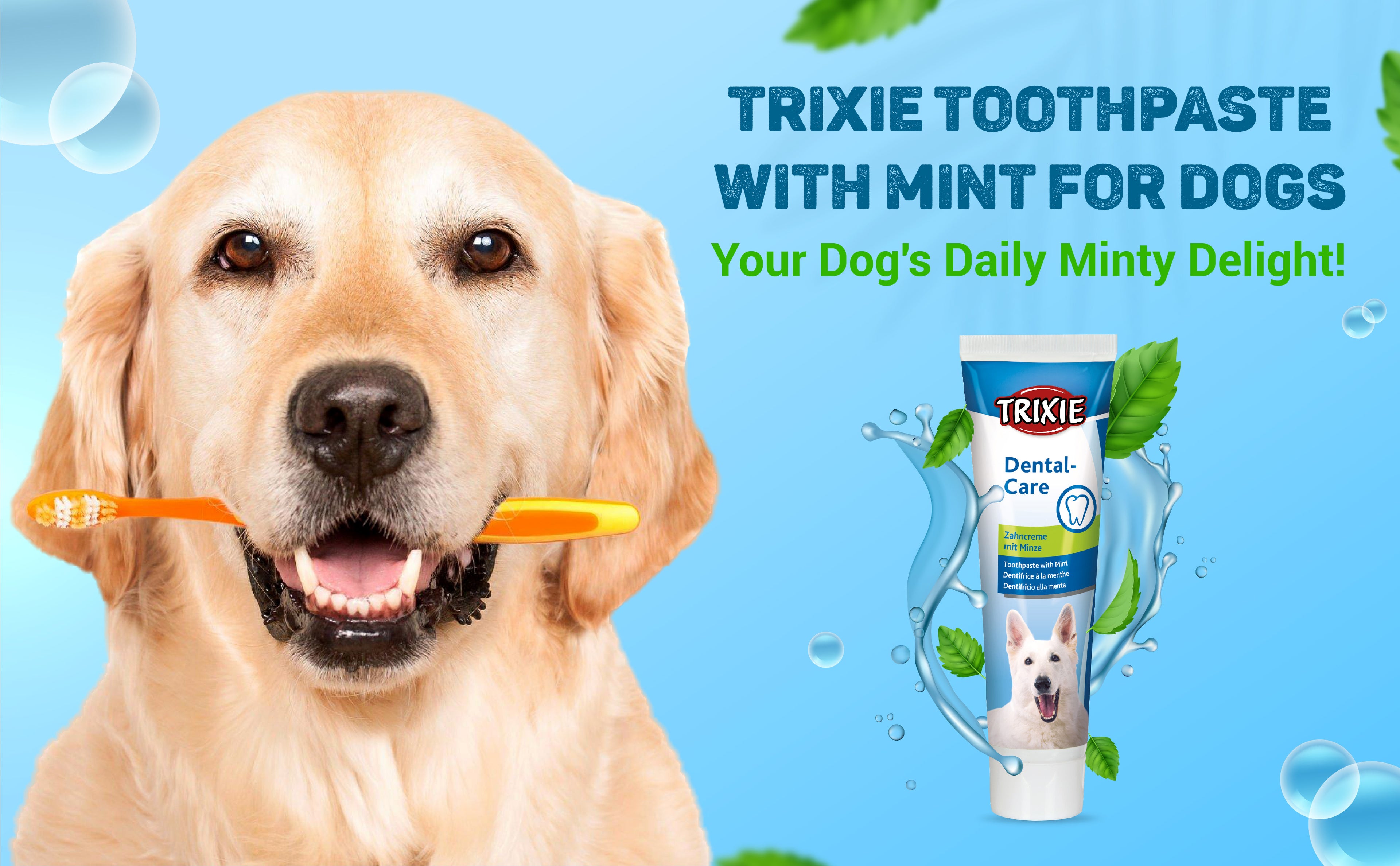 Trixie Dental Care Dog Toothpaste with Mint 100gm
