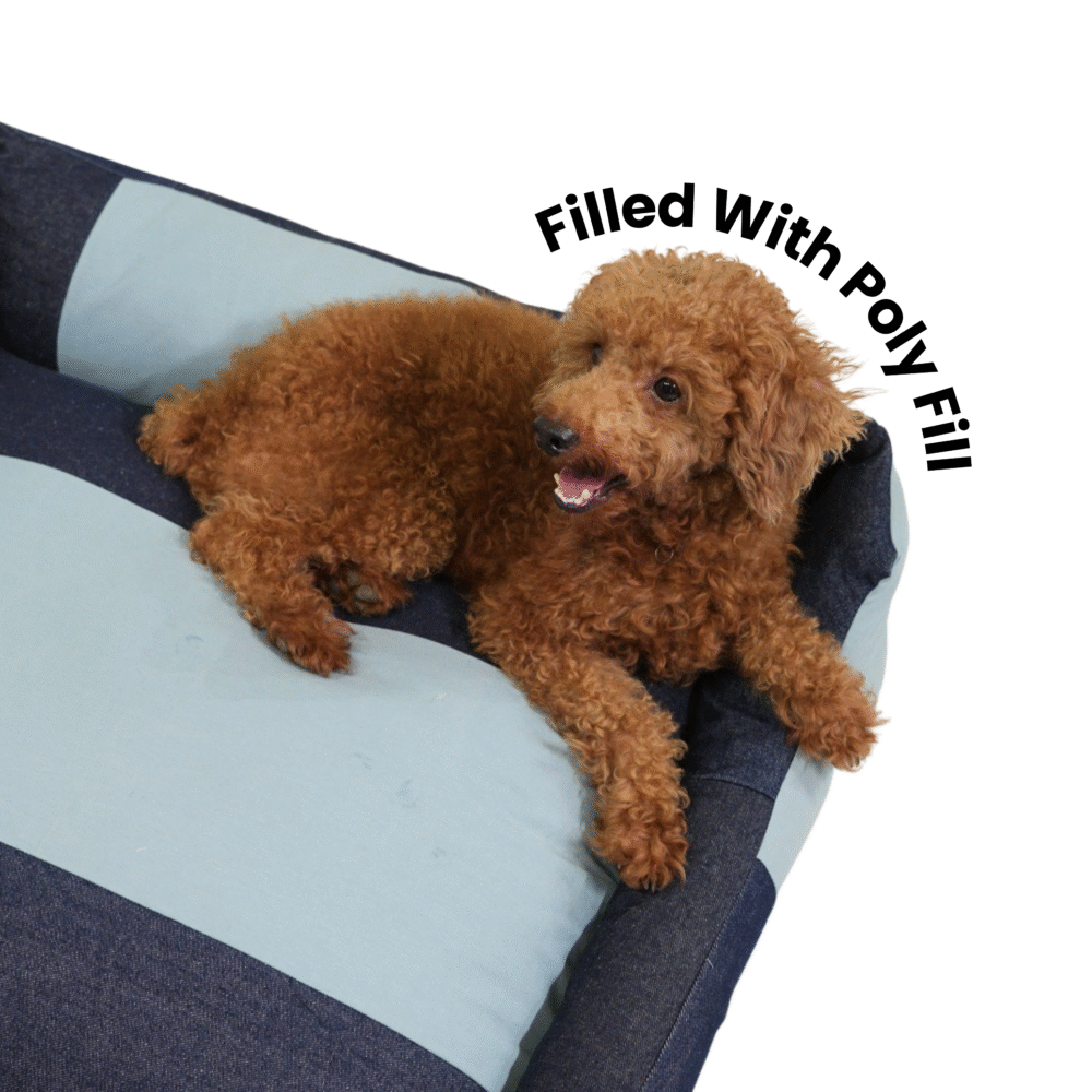 Unleash Ultra Soft Premium Luxury Bed Denim Blue For Dogs