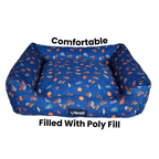 Unleash Bed Space Shuttle print For Dogs
