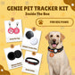 Kennel Genie Pet Tracker Kit Adjustable Collar For Dogs and Cats Work with Apple