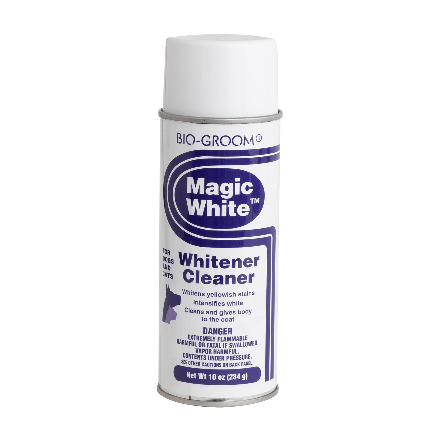 Bio-groom Magic White Whitener Cleaner For Dogs&Cats 284g