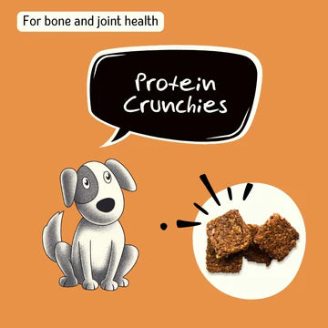 Nuts over Mutts Protein Crunchies All Natural Gluten & Preservatives Free Dog Treats 150g