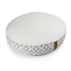 Pawpourri Bohemian Plush Round Bed For Dog I S/M I Size - 24 x 24 x 5"