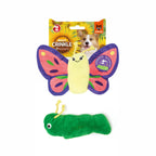 FOFOS BUTTERFL V REVERSIBLE CRINKLE DOG TOY 16 x 24 x 5 cm