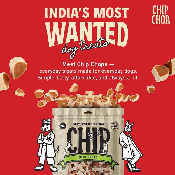 Chip Chops Sushi Roll Dog Treat 70gm