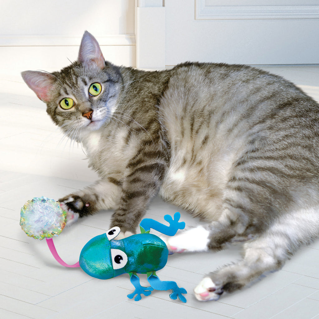 Kong Flingaroo Frog Toy For Cats 21.08x21.08x27.95cm