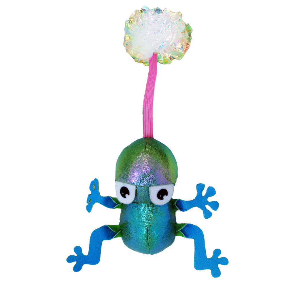 Kong Flingaroo Frog Toy For Cats 21.08x21.08x27.95cm