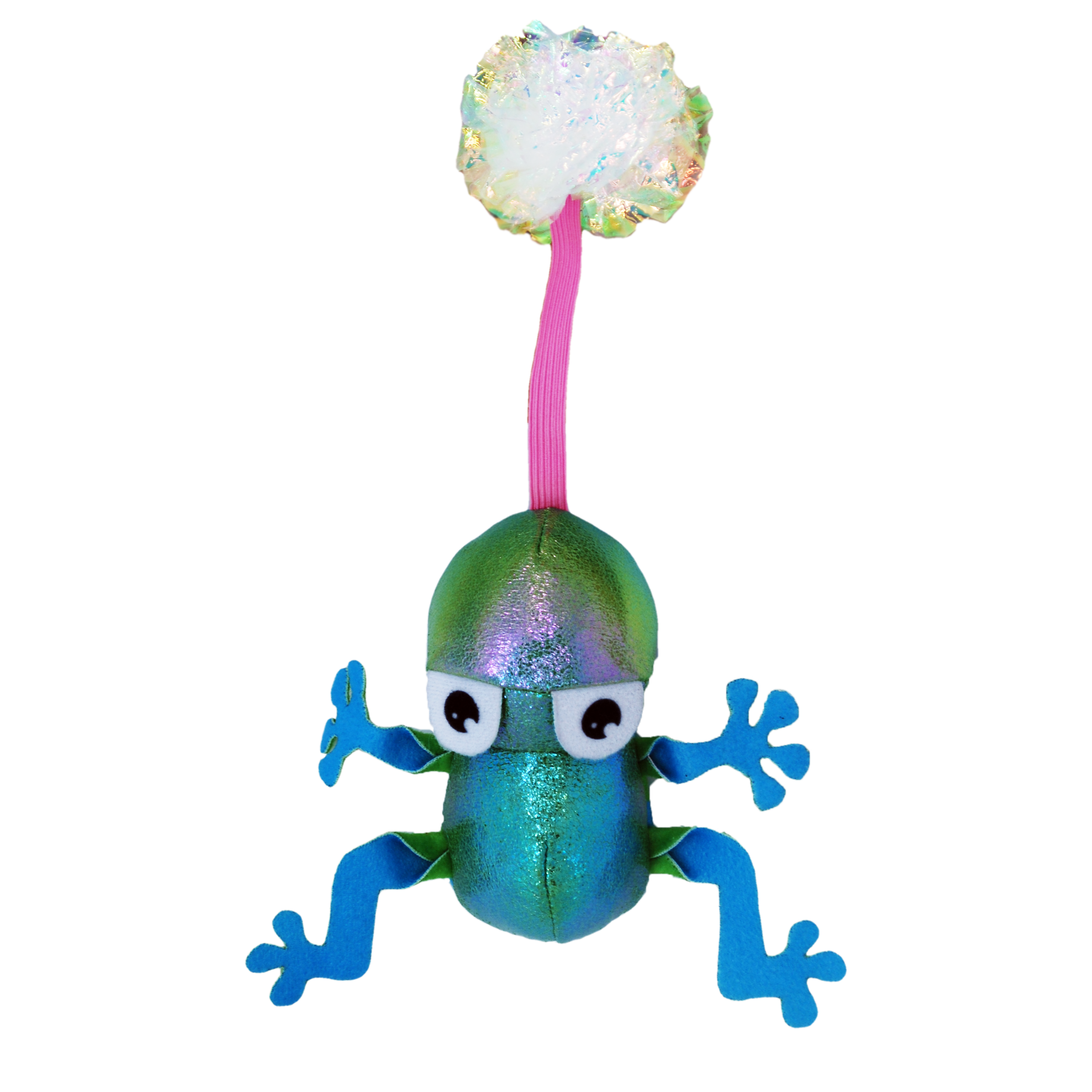 Kong Flingaroo Frog Toy For Cats 21.08x21.08x27.95cm