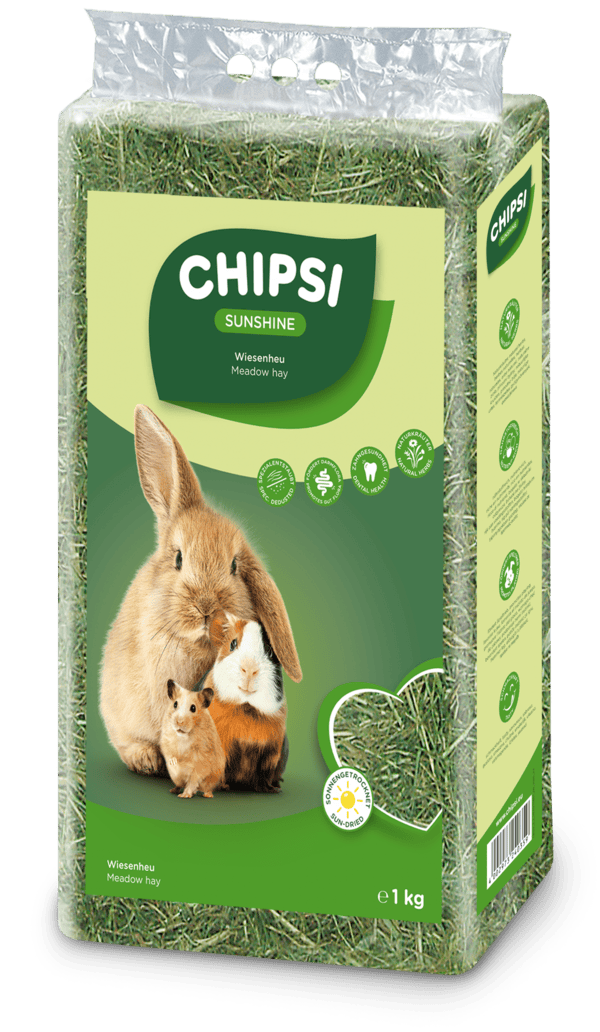 Chipsi Sunshine Wiesenheu Hay for Small Animals Food 1kg