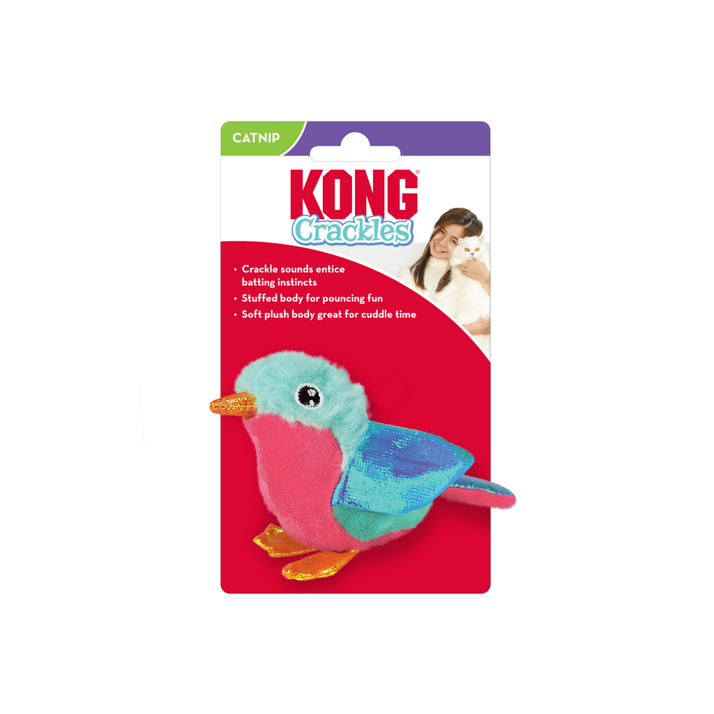 Kong Crackles Tweetz Bird Cat Toy 05.08x10.80x8.26cm