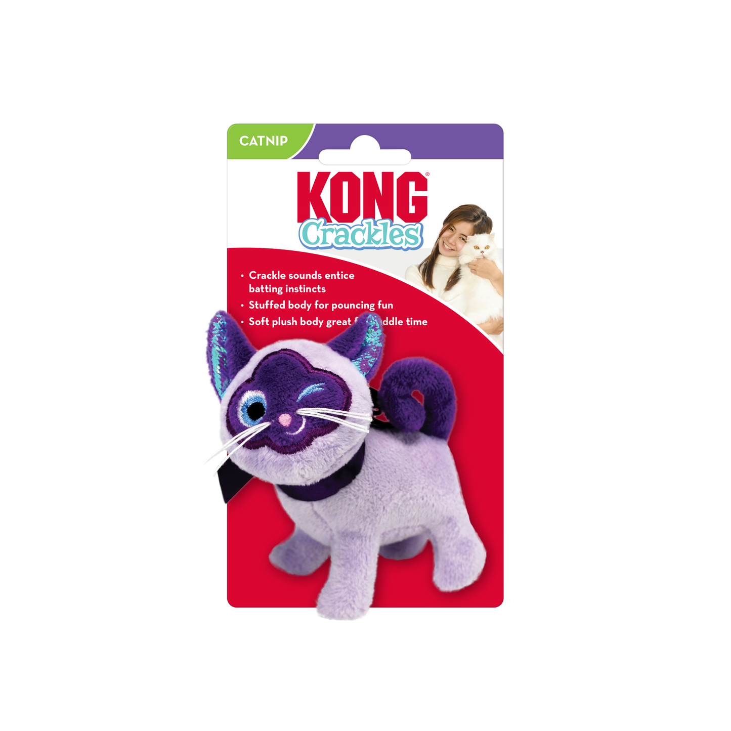 Kong Crackles Winkz Cat Toy 6.32x11.43x10.80cm