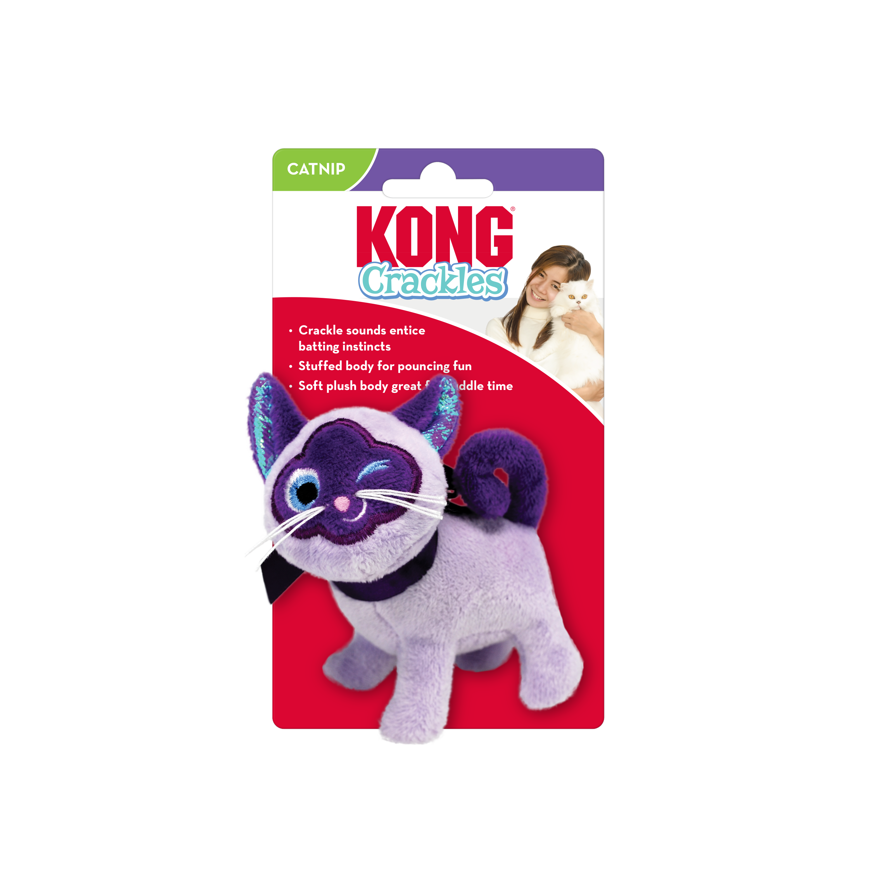 Kong Crackles Winkz Cat Toy 6.32x11.43x10.80cm
