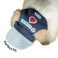 Unleash Pet Cap Denim Large 10 x 17 x 8.5"