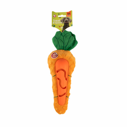 FOFOS Cute Treat Dispenser Toy Carrot 10 x 31 x 7 cm