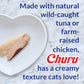 Inaba Churu Creamy Hairball Control Tuna Recipe Grain Free Treat For Cats 14g x 4 Tubes