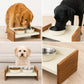 Pawpourri Magnetic Elevated Pet Diner I Size 8.3 (D), 22.3 (L) x 12.3 (W) X 8 (H)" I Bowls Size: (1800 ML each)