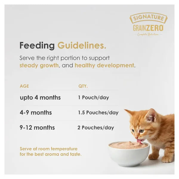 Signature Grain Zero Chicken Mousse Adult Cat Wet Food 80g (5+1) Buy 5 Get 1 Free